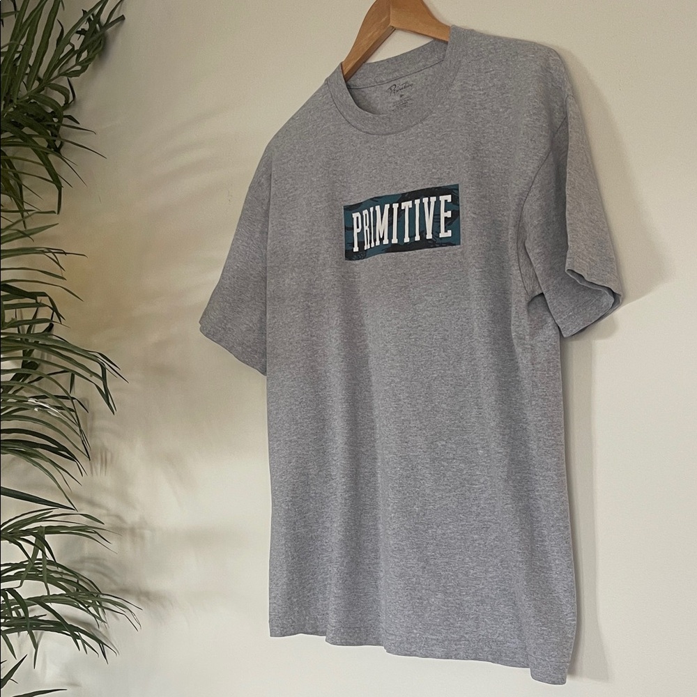227. Primitive Skateboarding | Men’s  | Gray T-Shirt | Streetwear | Gently Used